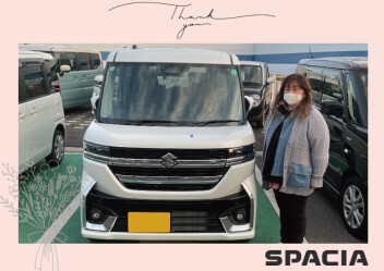 Ｋ様スペーシアカスタム納車☆彡